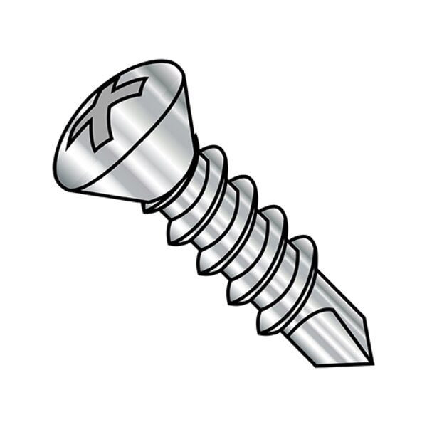 8-18X1 PHIL OVAL FT SDS #2PT STAINLESS STEEL