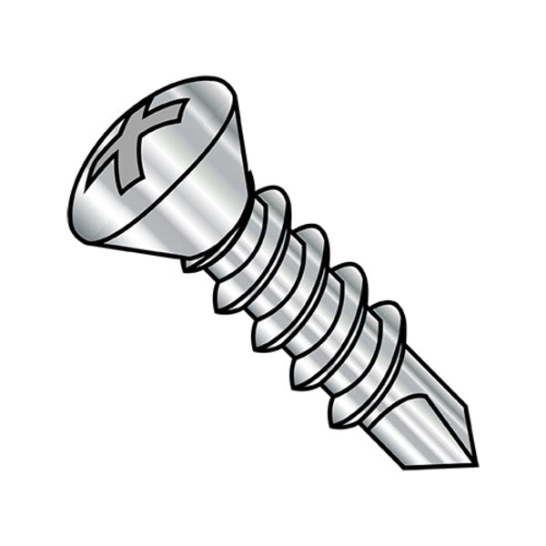 6-20X1/2 PHIL OVAL FT SDS #2PT STAINLESS STEEL