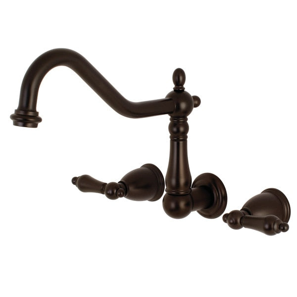 Roman Tub Faucet, Oil Rubbed Bronze, Wall Mount
