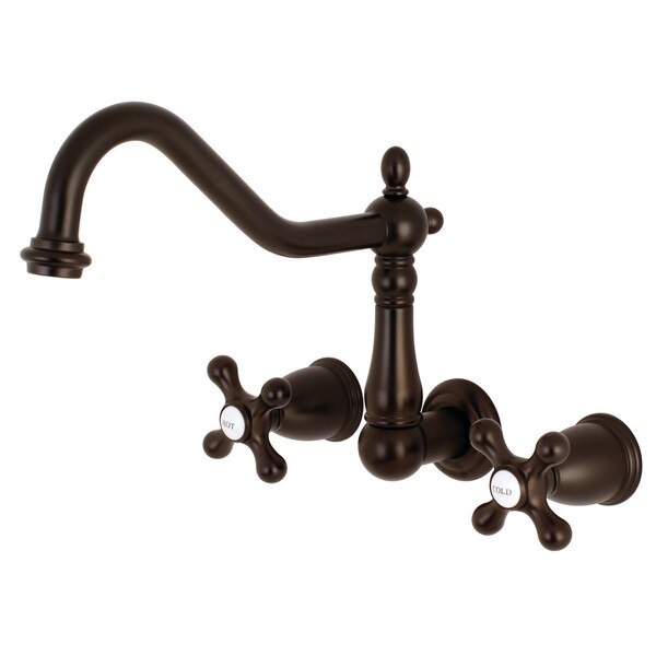 Roman Tub Faucet, Oil Rubbed Bronze, Wall Mount