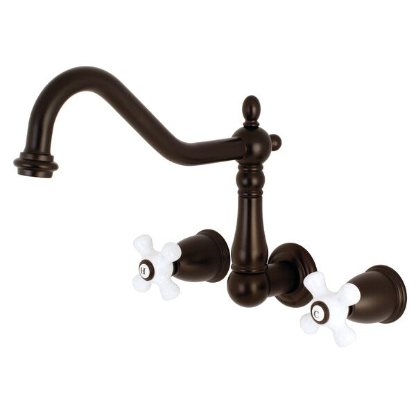 Roman Tub Faucet, Oil Rubbed Bronze, Wall Mount