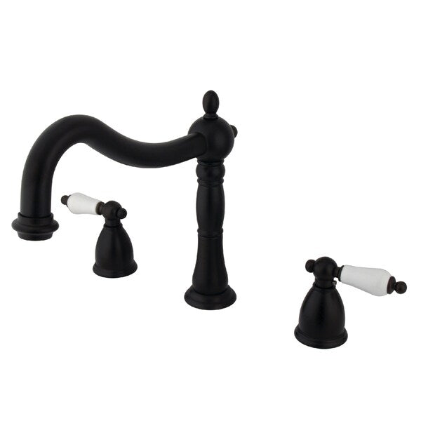 Roman Tub Faucet, Oil Rubbed Bronze, Deck Mount