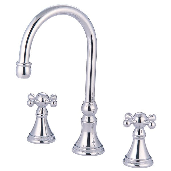 Roman Tub Faucet, Polished Chrome, Deck Mount