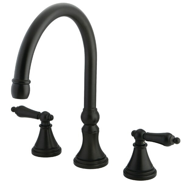 Roman Tub Faucet, Oil Rubbed Bronze, Deck Mount