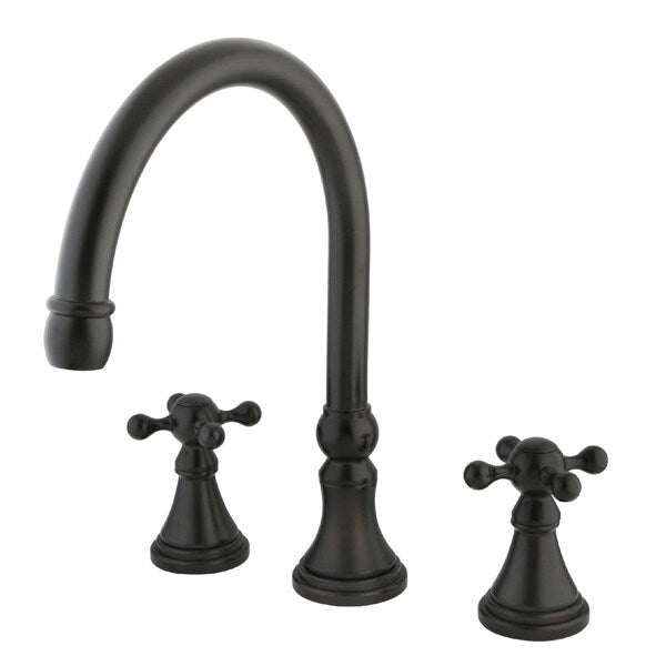 Roman Tub Faucet, Oil Rubbed Bronze, Deck Mount
