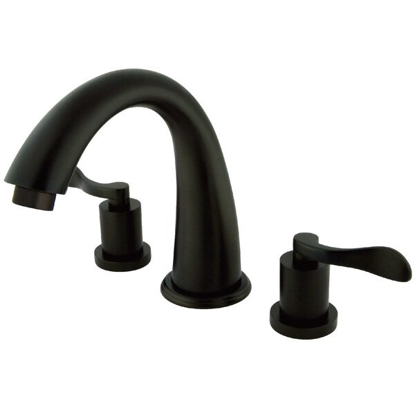 Roman Tub Faucet, Oil Rubbed Bronze, Deck Mount