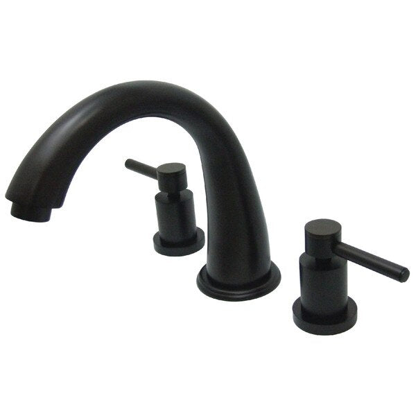 Roman Tub Faucet, Oil Rubbed Bronze, Deck Mount