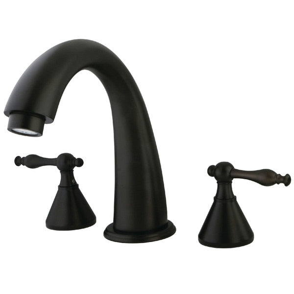 Roman Tub Faucet, Oil Rubbed Bronze, Deck Mount