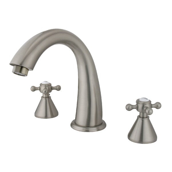 Roman Tub Faucet, Brushed Nickel, Deck Mount