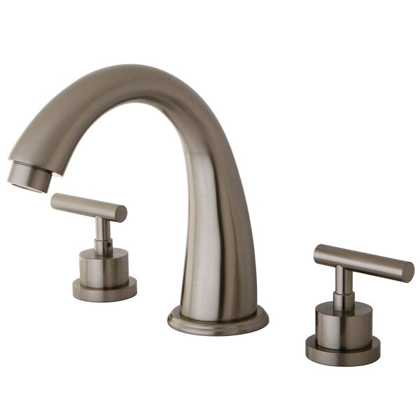Roman Tub Faucet, Brushed Nickel, Deck Mount