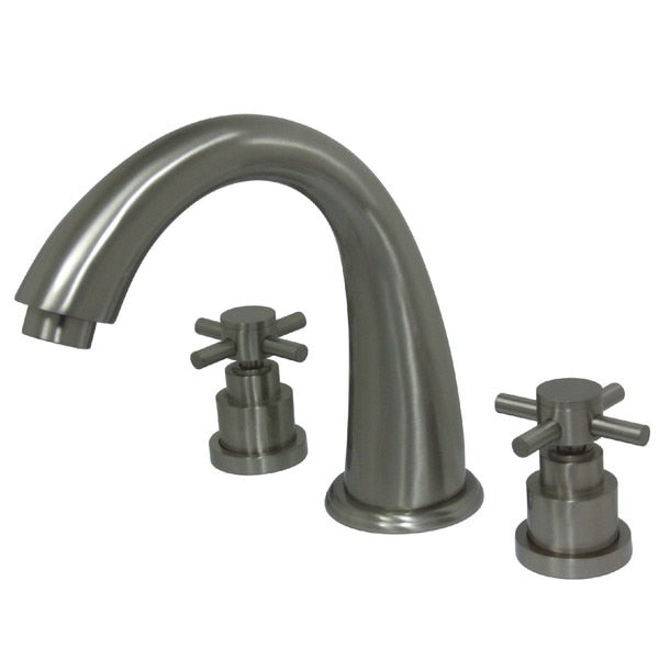 Roman Tub Faucet, Brushed Nickel, Deck Mount