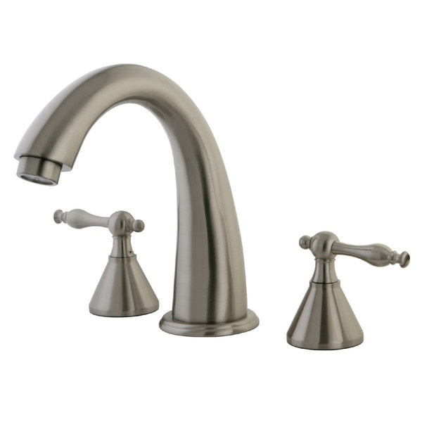 Roman Tub Faucet, Brushed Nickel, Deck Mount