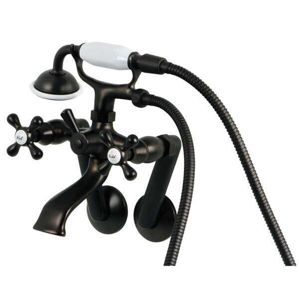 Wall-Mount Clawfoot Tub Faucet, Oil Rubbed Bronze, Tub Wall Mount