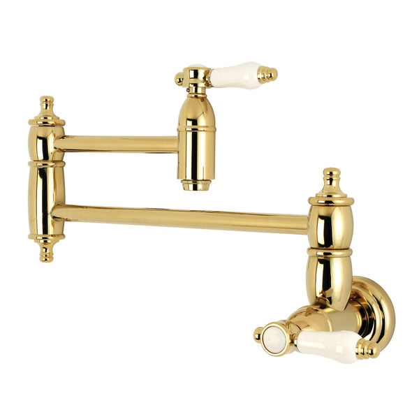 KS3102BPL Wall Mount Pot Filler Kitchen Faucet