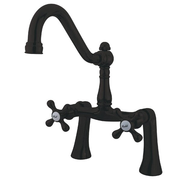 Deck-Mount Clawfoot Tub Faucet, Oil Rubbed Bronze, Deck Mount