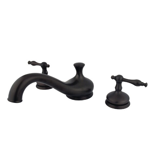 Roman Tub Faucet, Oil Rubbed Bronze, Deck Mount