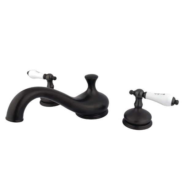 Roman Tub Faucet, Oil Rubbed Bronze, Deck Mount