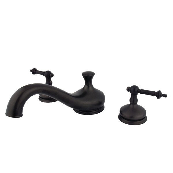 Roman Tub Faucet, Oil Rubbed Bronze, Deck Mount
