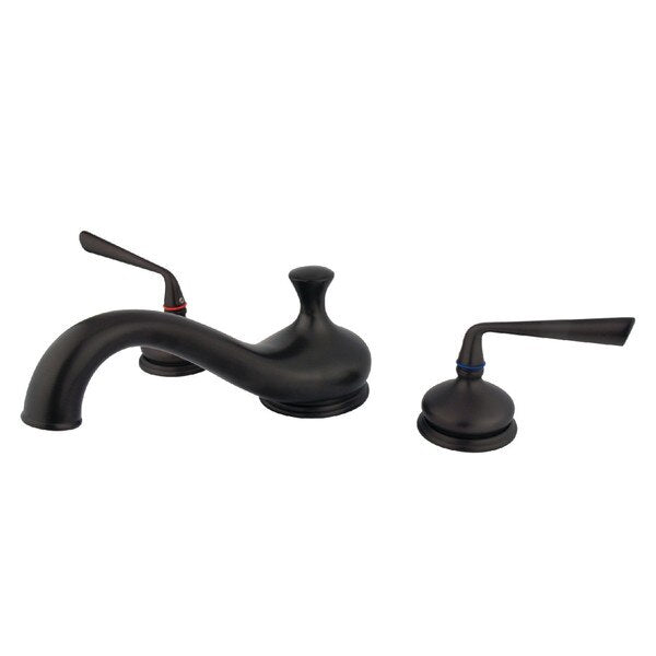 Roman Tub Faucet, Oil Rubbed Bronze, Deck Mount