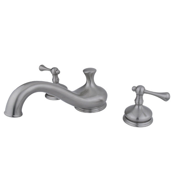 Roman Tub Faucet, Brushed Nickel, Deck Mount