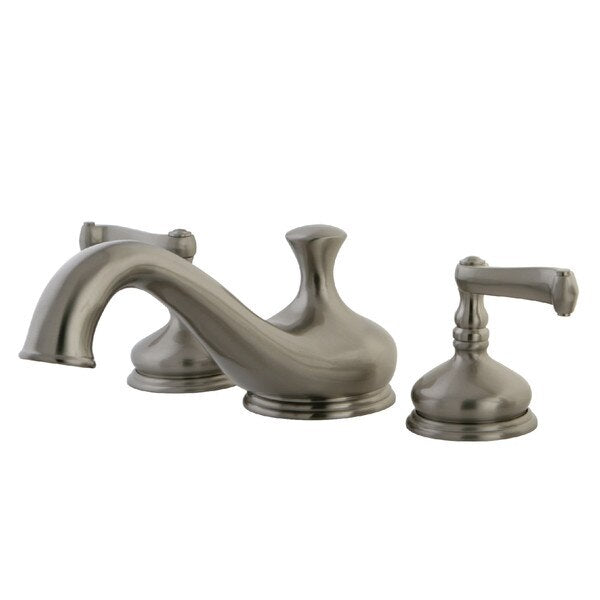 Roman Tub Faucet, Brushed Nickel, Deck Mount