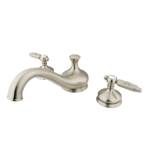 Roman Tub Faucet, Brushed Nickel, Deck Mount