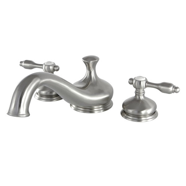 Roman Tub Faucet, Brushed Nickel, Deck Mount