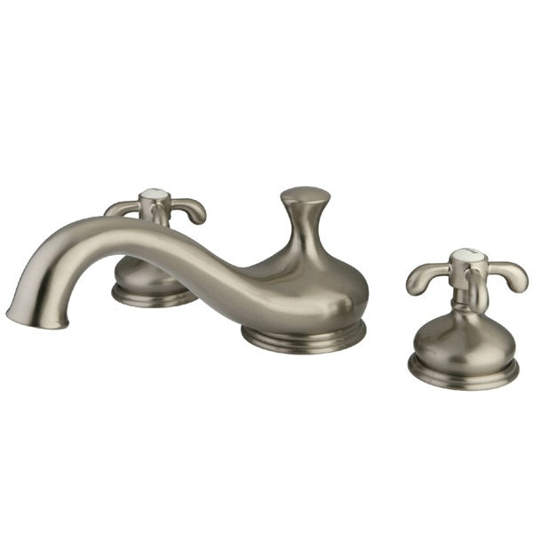 Roman Tub Faucet, Brushed Nickel, Deck Mount