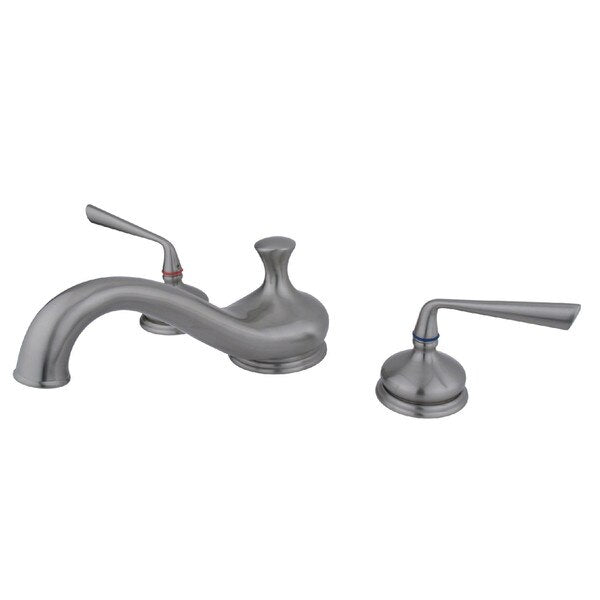 Roman Tub Faucet, Brushed Nickel, Deck Mount