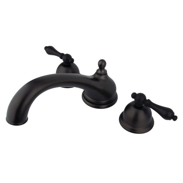 Roman Tub Faucet, Oil Rubbed Bronze, Deck Mount