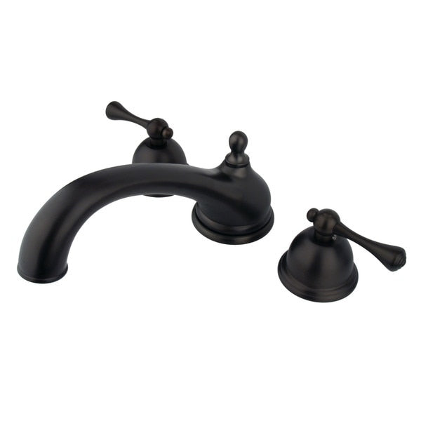 Roman Tub Faucet, Oil Rubbed Bronze, Deck Mount
