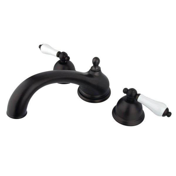 Roman Tub Faucet, Oil Rubbed Bronze, Deck Mount