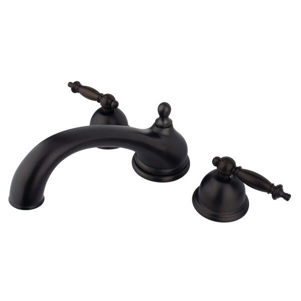 Roman Tub Faucet, Oil Rubbed Bronze, Deck Mount