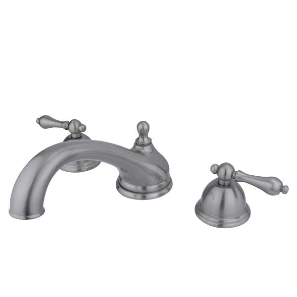 Roman Tub Faucet, Brushed Nickel, Deck Mount