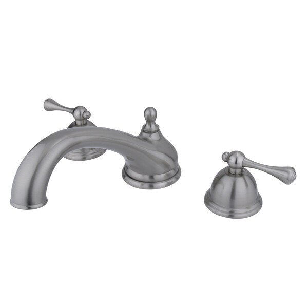 Roman Tub Faucet, Brushed Nickel, Deck Mount