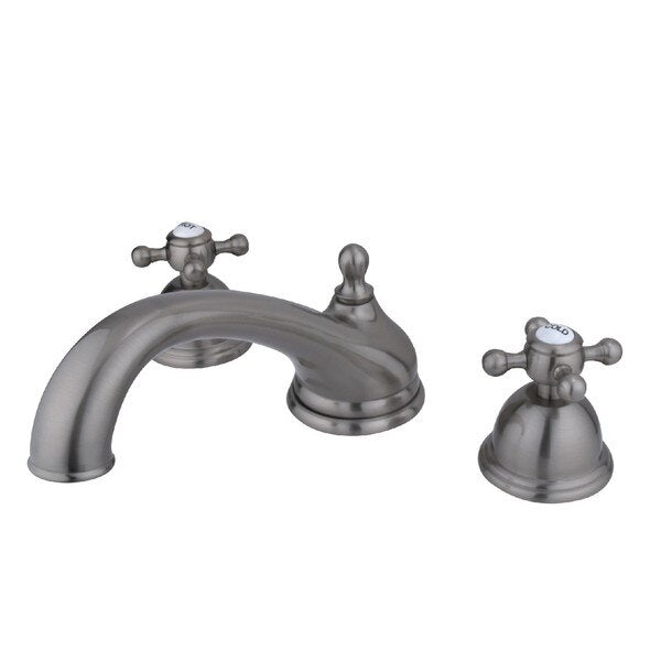 Roman Tub Faucet, Brushed Nickel, Deck Mount