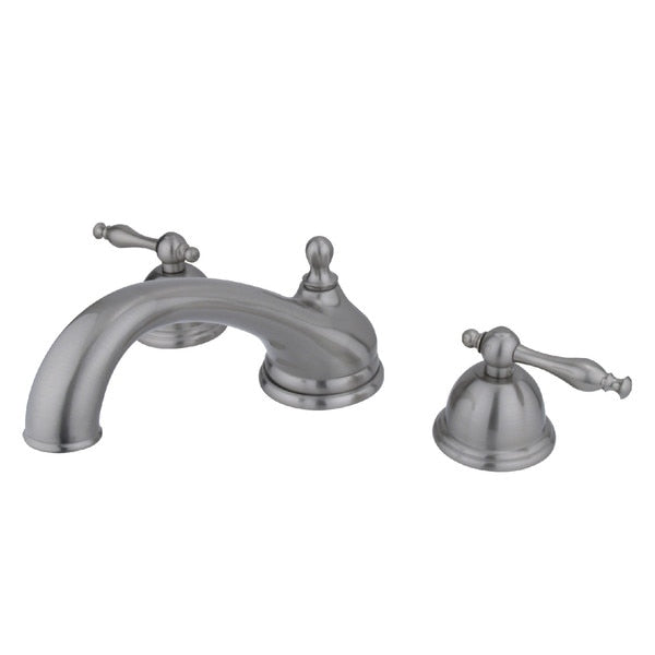 Roman Tub Faucet, Brushed Nickel, Deck Mount