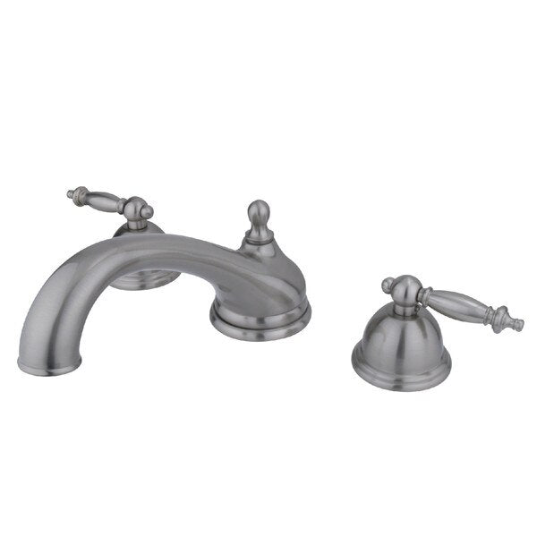 Roman Tub Faucet, Brushed Nickel, Deck Mount