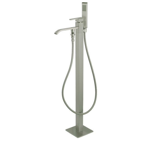 Freestanding Tub Faucet, Brushed Nickel, Freestanding