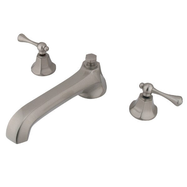 Roman Tub Faucet, Brushed Nickel, Deck Mount
