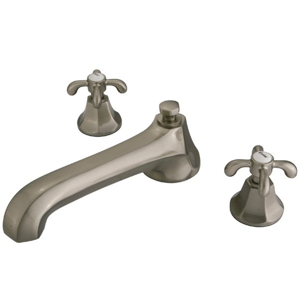Roman Tub Faucet, Brushed Nickel, Deck Mount
