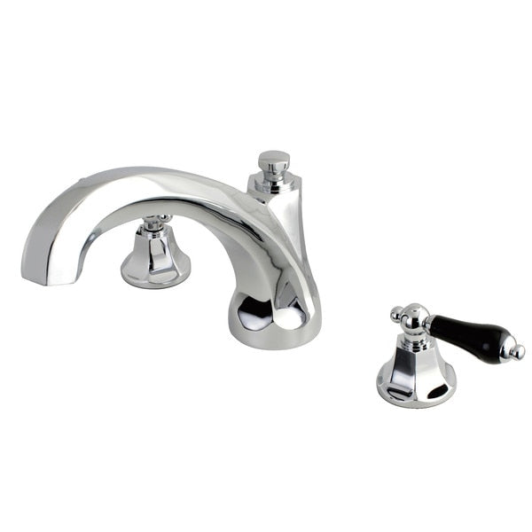 Roman Tub Faucet, Polished Chrome, Deck Mount