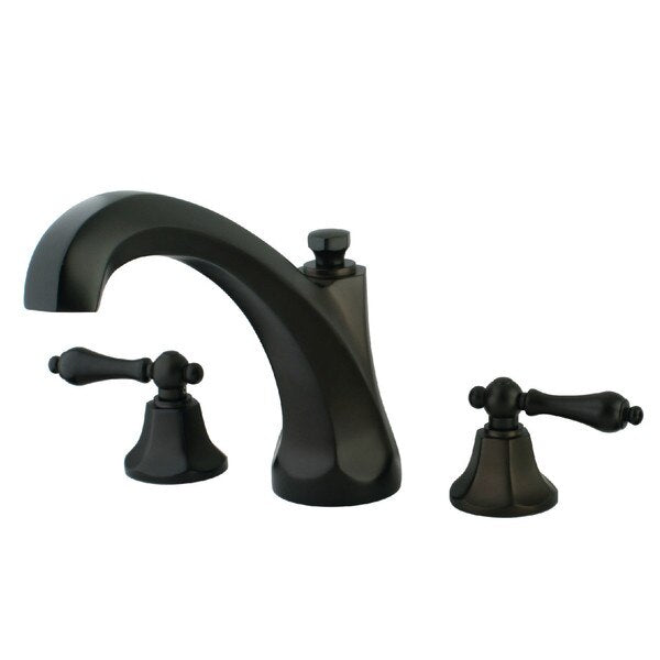Roman Tub Faucet, Oil Rubbed Bronze, Deck Mount