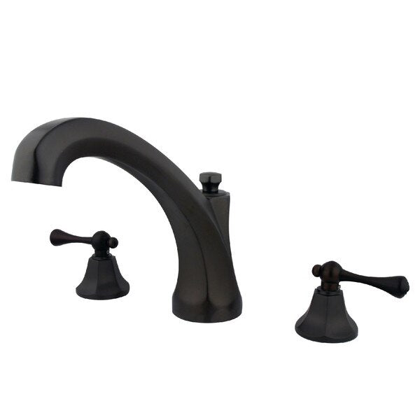 Roman Tub Faucet, Oil Rubbed Bronze, Deck Mount