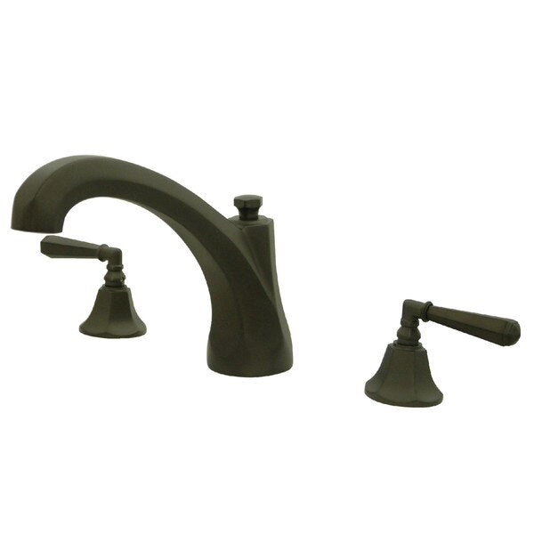 Roman Tub Faucet, Oil Rubbed Bronze, Deck Mount