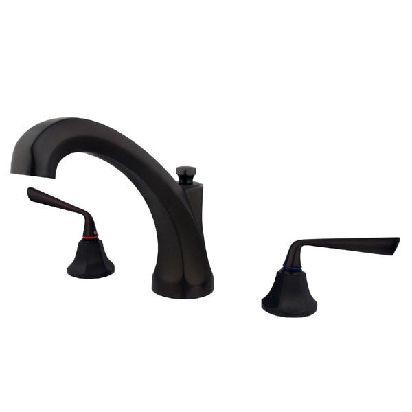 Roman Tub Faucet, Oil Rubbed Bronze, Deck Mount