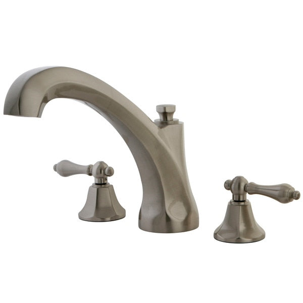 Roman Tub Faucet, Brushed Nickel, Deck Mount