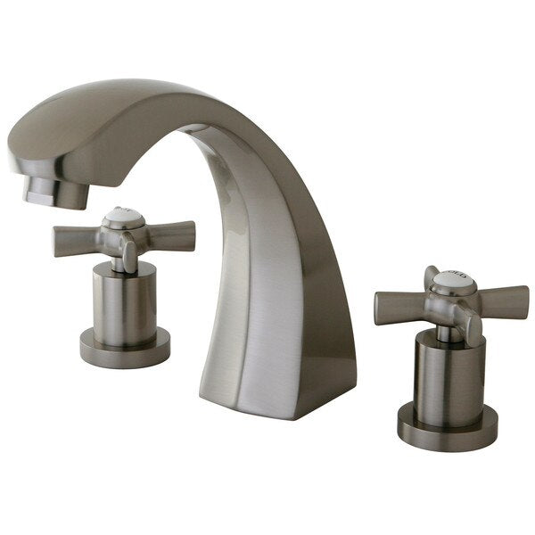 Roman Tub Faucet, Brushed Nickel, Deck Mount