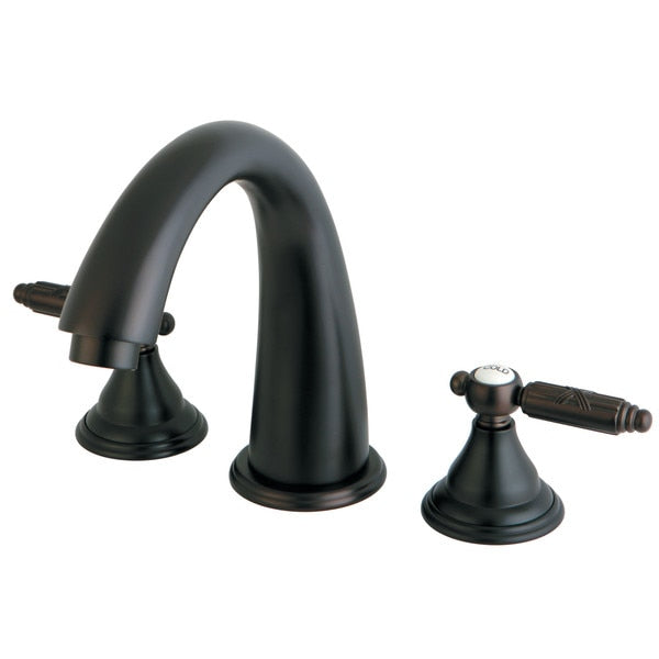 Roman Tub Faucet, Oil Rubbed Bronze, Deck Mount