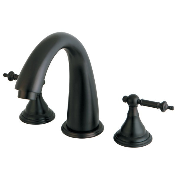 Roman Tub Faucet, Oil Rubbed Bronze, Deck Mount